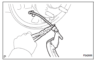 INSTALL REAR BRAKE SHOE