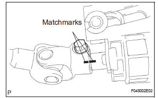 INSTALL STEERING INTERMEDIATE SHAFT ASSEMBLY