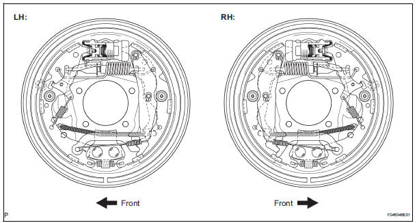 CHECK REAR DRUM BRAKE INSTALLATION