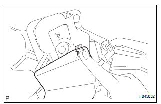 INSTALL PARKING BRAKE PEDAL BRACKET PROTECTOR