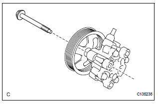REMOVE VANE PUMP ASSEMBLY