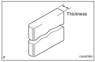 INSPECT VANE PUMP ROTOR AND VANE PUMP PLATE CLEARANCE