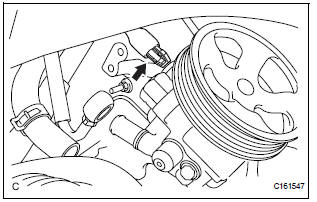 DISCONNECT POWER STEERING FLUID PRESSURE SWITCH CONNECTOR