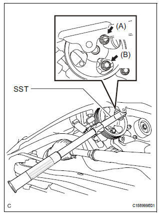 REMOVE VANE PUMP ASSEMBLY