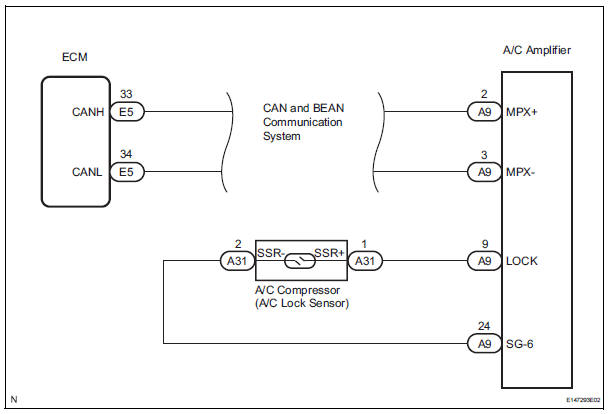 Compressor Lock Sensor Circuit