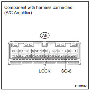 INSPECT A/C AMPLIFIER