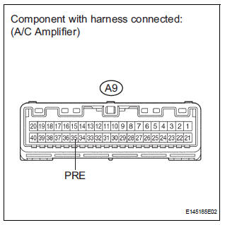 INSPECT A/C PRESSURE SENSOR (SENSOR SIGNAL CIRCUIT)