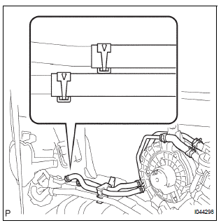DISCONNECT HEATER HOSE