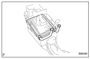 REMOVE HEATER RADIATOR UNIT SUB-ASSEMBLY