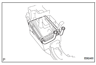 INSTALL HEATER RADIATOR UNIT SUB-ASSEMBLY