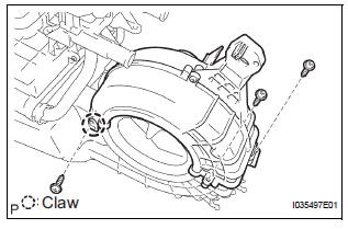REMOVE HEATER RADIATOR UNIT SUB-ASSEMBLY