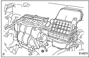 TEMPORARILY TIGHTEN AIR CONDITIONING UNIT ASSEMBLY