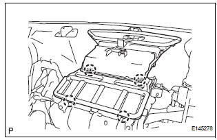 INSTALL LOWER DEFROSTER NOZZLE ASSEMBLY