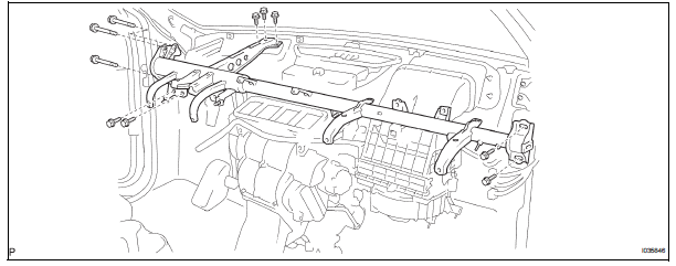 INSTALL INSTRUMENT PANEL REINFORCEMENT