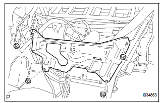 INSTALL NO. 5 INSTRUMENT PANEL BRACKET