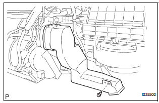 INSTALL NO. 1 HEATER TO FOOT DUCT