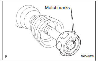 INSTALL REAR DRIVE SHAFT INBOARD JOINT ASSEMBLY