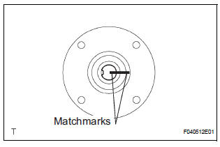 REMOVE CENTER SUPPORT BEARING ASSEMBLY NO.1