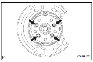 INSTALL REAR AXLE HUB & BEARING ASSEMBLY LH