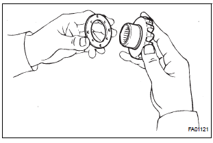 INSTALL REAR DIFFERENTIAL PINION SHAFT