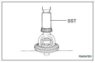 INSTALL REAR DIFFERENTIAL CASE BEARING RH