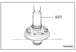 INSTALL REAR DIFFERENTIAL CASE BEARING LH