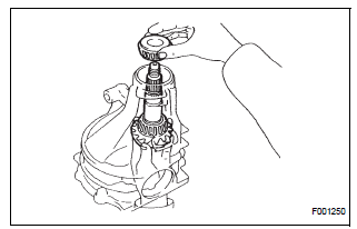 INSTALL REAR DRIVE PINION FRONT TAPERED ROLLER BEARING