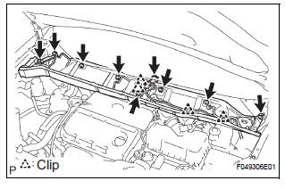 INSTALL COWL TOP PANEL SUB-ASSEMBLY OUTER FRONT
