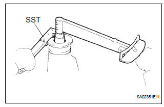 INSTALL REAR DRIVE PINION COMPANION FLANGE SUB-ASSEMBLY
