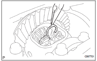 INSTALL REAR DIFFERENTIAL SIDE GEAR SHAFT SUB-ASSEMBLY