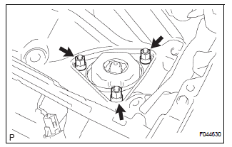 . INSTALL FRONT SHOCK ABSORBER WITH COIL SPRING