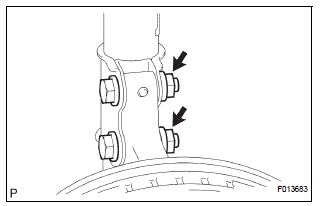 INSTALL FRONT SHOCK ABSORBER WITH COIL SPRING