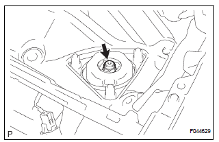 INSTALL FRONT SHOCK ABSORBER WITH COIL SPRING