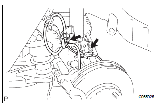 INSTALL FRONT SHOCK ABSORBER WITH COIL SPRING