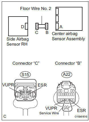 CHECK FLOOR WIRE NO. 2 (OPEN)