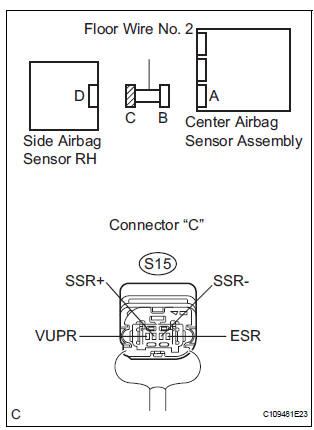 CHECK FLOOR WIRE NO. 2 (SHORT)