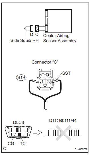 CHECK FRONT SEAT SIDE AIRBAG ASSEMBLY RH (SIDE SQUIB RH)