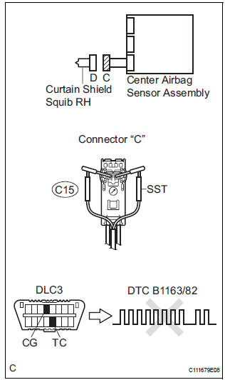 CHECK CURTAIN SHIELD AIRBAG ASSEMBLY RH (CURTAIN SHIELD SQUIB RH)