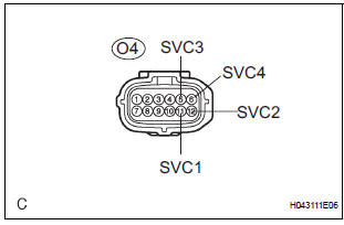 CHECK FRONT SEAT WIRE RH (SHORT TO B+)