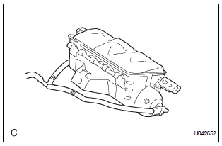 INSPECT FRONT PASSENGER AIRBAG ASSEMBLY