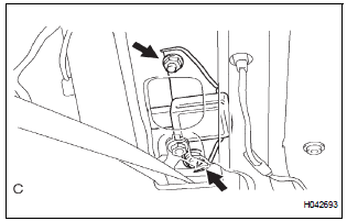 REMOVE SIDE AIRBAG SENSOR LH