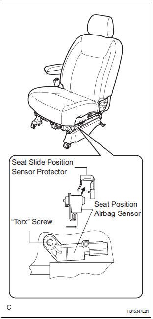 REMOVE SEAT POSITION SENSOR