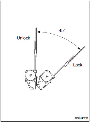 INSTALL NO. 1 REAR SEAT OUTER BELT ASSEMBLY