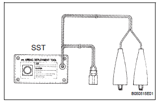 DISPOSE OF FRONT SEAT OUTER BELT ASSEMBLY