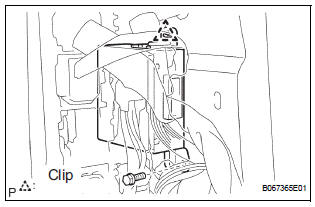 REMOVE DISTANCE CONTROL ECU ASSEMBLY