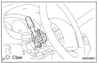 REMOVE HEADLIGHT DIMMER SWITCH ASSEMBLY
