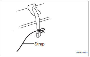 REMOVE CENTER STOP LIGHT ASSEMBLY