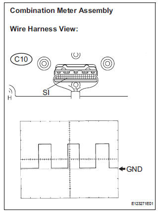 INSPECT COMBINATION METER ASSEMBLY