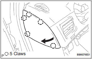 REMOVE INSTRUMENT SIDE PANEL LH