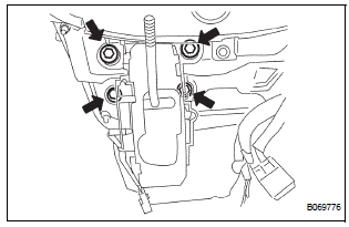  INSTALL SHIFT LEVER ASSEMBLY
